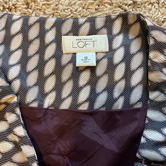 Ann Taylor Loft A-line Lined Women’s Ladies Skirt 10 - Picture 4 of 4